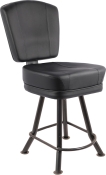 24" WWG Black Casino Chair - NEW!